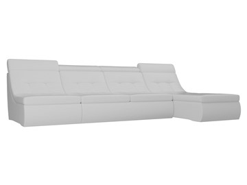 Модульный раскладной диван Холидей люкс, Белый (экокожа) в Элисте - предосмотр