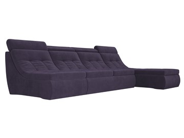 Модульный раскладной диван Холидей люкс, Фиолетовый (велюр) в Элисте - предосмотр 4