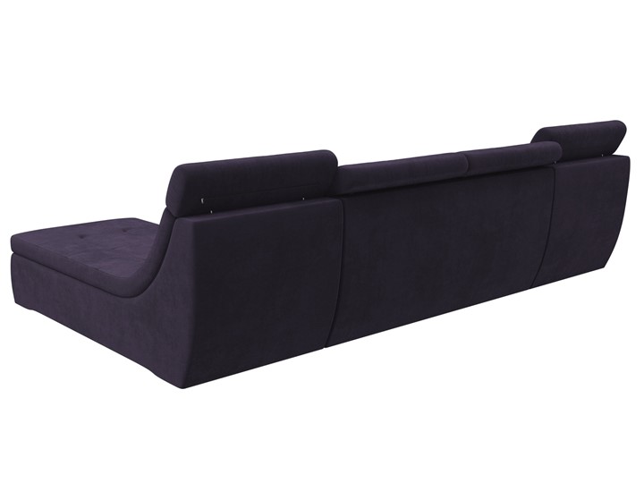 Модульный раскладной диван Холидей люкс, Фиолетовый (велюр) в Элисте - изображение 5