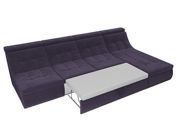 Модульный раскладной диван Холидей люкс, Фиолетовый (велюр) в Элисте - предосмотр 8
