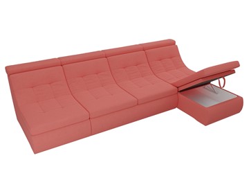Большой модульный диван Холидей люкс, Коралловый (микровельвет) в Элисте - предосмотр 7