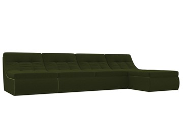 Модульный угловой диван Холидей, Зеленый (микровельвет) в Элисте - предосмотр