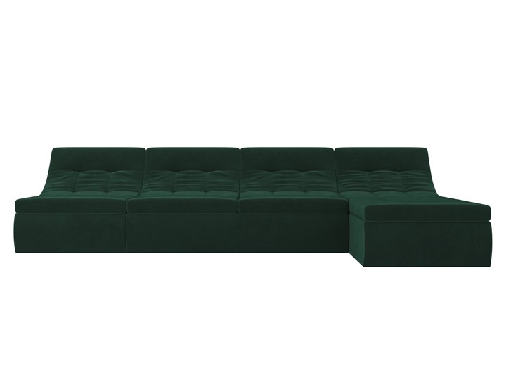 Модульный угловой диван Холидей, Зеленый (велюр) в Элисте - изображение 3
