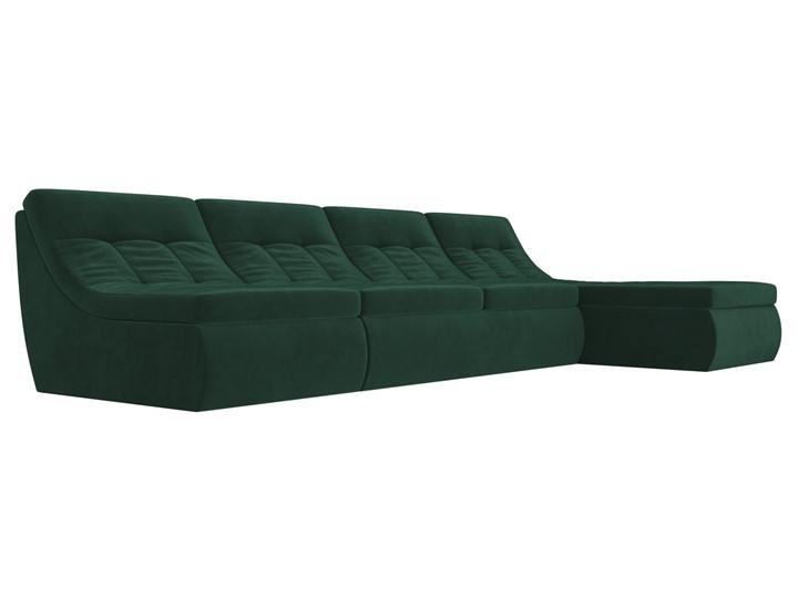 Модульный угловой диван Холидей, Зеленый (велюр) в Элисте - изображение 4