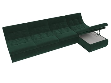 Модульный угловой диван Холидей, Зеленый (велюр) в Элисте - предосмотр 6