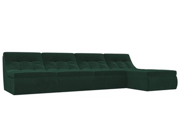 Модульный угловой диван Холидей, Зеленый (велюр) в Элисте - предосмотр