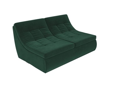 Модуль диванный раскладной Холидей, Зеленый (велюр) в Элисте - предосмотр