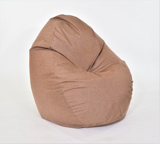 Кресло-мешок Макси, рогожка, 150х100, коричневый в Элисте