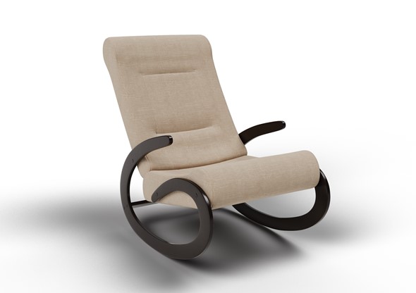 Кресло-качалка Мальта, ткань AMIGo песок 10-Т-П в Элисте - изображение