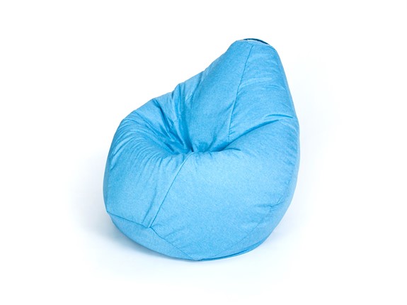 Кресло-мешок Хоум большое, голубое в Элисте - изображение