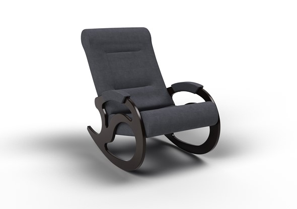 Кресло-качалка Вилла, ткань графит 11-Т-ГР в Элисте - изображение