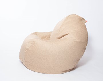 Кресло-мешок Макси, рогожка, 150х100, песочное в Элисте - предосмотр 2