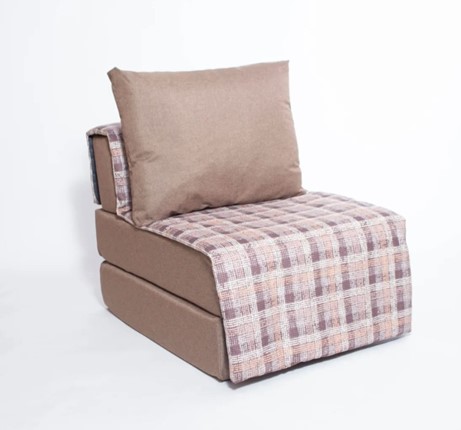 Бескаркасное кресло Харви, коричневый - квадро беж в Элисте - изображение