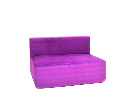 Кресло бескаркасное Тетрис 100х80х60, фиолетовое в Элисте - изображение