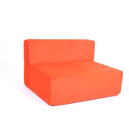 Кресло бескаркасное Тетрис 100х80х60, оранжевое в Элисте - изображение