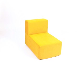 Кресло бескаркасное Тетрис 50х80х60, желтое в Элисте