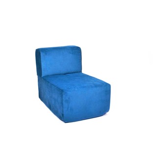 Кресло бескаркасное Тетрис 50х80х60, синий в Элисте