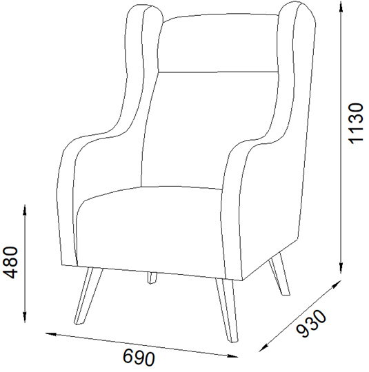 Кресло Брайтон 2 (ППУ) в Элисте - изображение 9