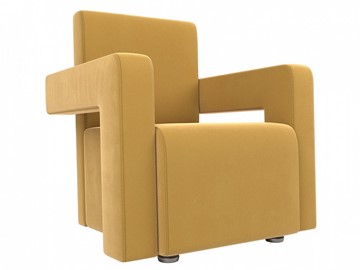 Кресло для отдыха Рамос, Желтый (Микровельвет) в Элисте