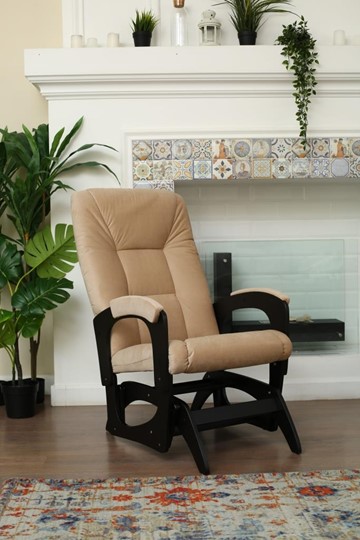 Кресло-качалка Леон маятниковая, ткань AMIGo песок 29-Т-П в Элисте - изображение 3
