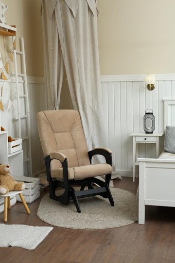 Кресло-качалка Леон маятниковая, ткань AMIGo песок 29-Т-П в Элисте - изображение 6