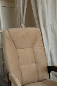 Кресло-качалка Леон маятниковая, ткань AMIGo песок 29-Т-П в Элисте - предосмотр 7