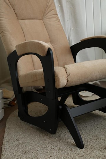 Кресло-качалка Леон маятниковая, ткань AMIGo песок 29-Т-П в Элисте - изображение 8