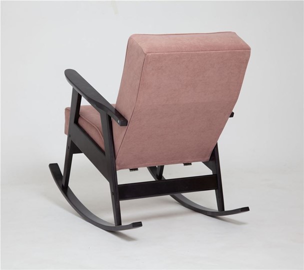 Кресло-качалка Ретро (венге / RS 12 - розовый) в Элисте - изображение 1