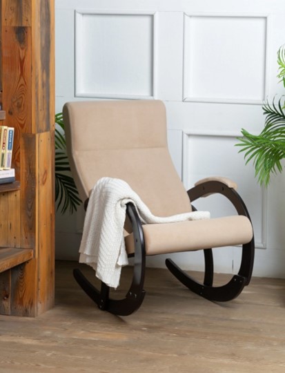 Кресло-качалка Корсика, ткань Amigo Beige 34-Т-AB в Элисте - изображение 7