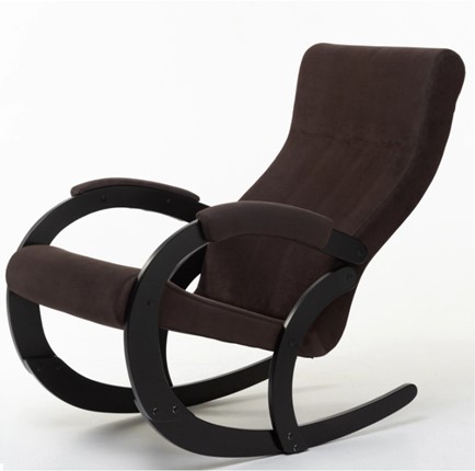 Кресло-качалка Корсика, ткань Amigo Coffee 34-Т-AC в Элисте - изображение