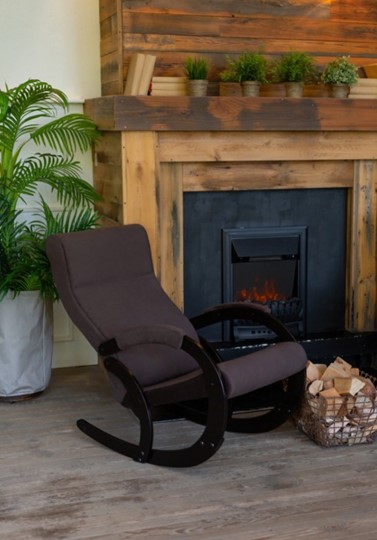 Кресло-качалка Корсика, ткань Amigo Coffee 34-Т-AC в Элисте - изображение 9