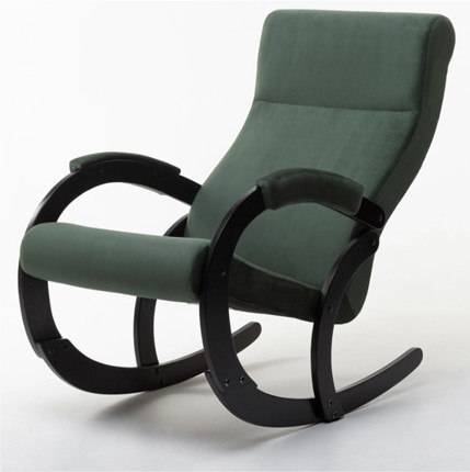 Кресло-качалка в гостиную Корсика, ткань Amigo Green 34-Т-AG в Элисте - изображение