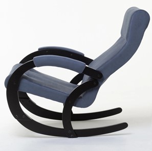Кресло-качалка в гостиную Корсика, ткань Amigo Navy 34-Т-AN в Элисте - предосмотр 1