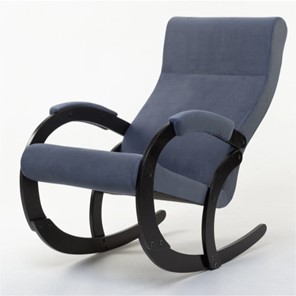 Кресло-качалка в гостиную Корсика, ткань Amigo Navy 34-Т-AN в Элисте - предосмотр