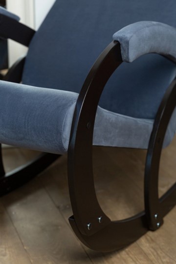 Кресло-качалка в гостиную Корсика, ткань Amigo Navy 34-Т-AN в Элисте - изображение 6