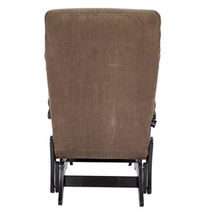 Кресло-маятник Модель 68, ткань ультра шоколад, каркас венге в Элисте - предосмотр 3