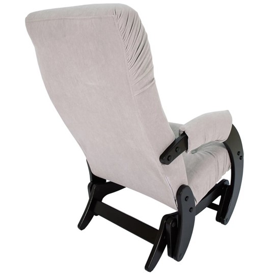Кресло-маятник Модель 68, ткань ультра смок, каркас венге в Элисте - изображение 2