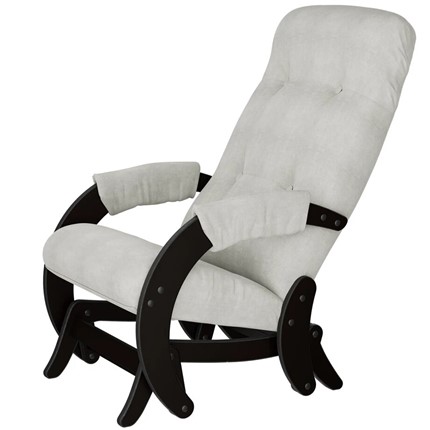 Кресло-маятник Модель 68, ткань верона лайт грей, каркас венге в Элисте - изображение