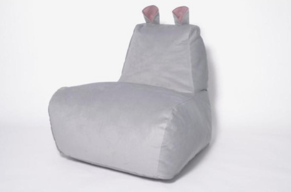 Кресло-мешок Бегемот серый в Элисте - изображение