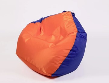 Кресло-мешок Кроха, оранжево-синий в Элисте