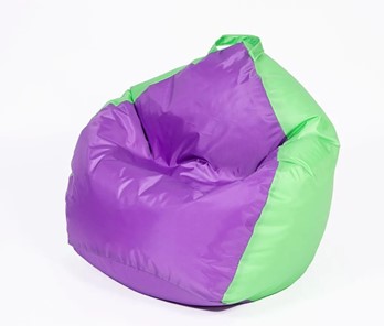 Кресло-мешок Кроха, салатово-фиолетовый в Элисте