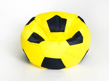 Кресло-мешок Мяч большой, желто-черный в Элисте