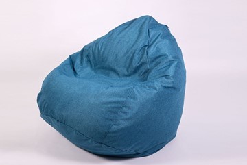 Кресло-мешок Юниор, рогожка синий в Элисте