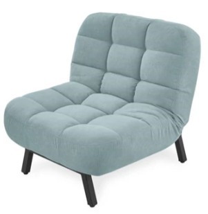 Кресло для сна Абри опора металл (мята-голубой) в Элисте - изображение