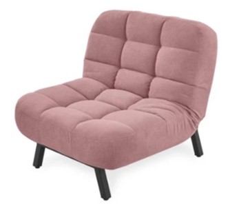 Кресло-кровать Абри опора металл (розовый) в Элисте - предосмотр 3