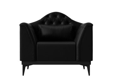 Кресло на ножках Флорида, черный (Экокожа) НПБ в Элисте - предосмотр 1