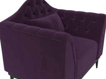 Кресло на ножках Флорида, Фиолетовый (Велюр) НПБ в Элисте - предосмотр 3