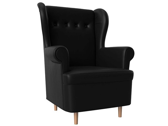 Кресло Торин, черный (Экокожа) в Элисте - изображение