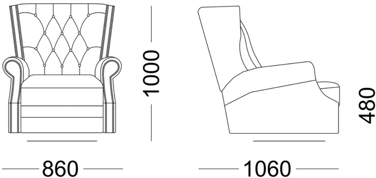 Кресло на ножках Освальд в Элисте - изображение 4