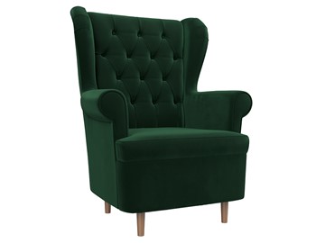 Кресло для отдыха Торин Люкс, Зеленый (Велюр) в Элисте - предосмотр